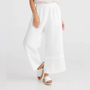 NWT Holiday Linen Sailor Pants XL